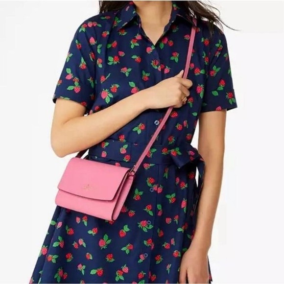 Kate Spade Vibrant Pink Crossbody Bag - Picture 7 of 7